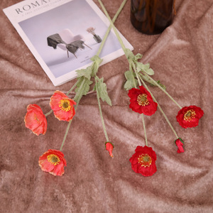 Flores de Seda Hechas a Mano Estilo Bosque, Flores Artificiales para Sala de Estar, Mesa de Comedor, Jarrón, Decoración Floral para el Hogar - Product Image 3