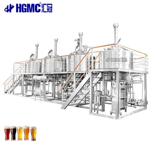 Brewery Factory Brewery Equipment 2000L 1000L 4 Vessels Brewhouse Craft Beer Brewery Beer Brewing Equipment