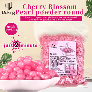 Doking ingredientes para chá, bolas de chá de preço baixo, bolas de chá para cozinha rápida, cereja, flor, pérolas - Product Image 2