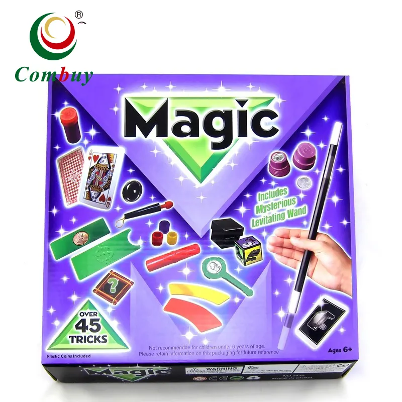 Cheap wholesale play mini trick game box kids magic set