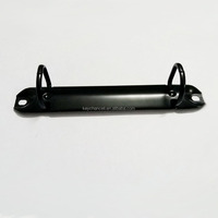 Clip Metálico Negro para Carpetas de Anillas, Mecanismo de Clip para Archivos A4 y A5, Clip Metálico para Carpetas de Archivos