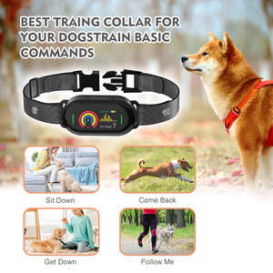 IP67 Pantalla a color TFT impermeable Virate Bark <span class=keywords><strong>Shock</strong></span> <span class=keywords><strong>Collar</strong></span> antiladridos - Product Image 3