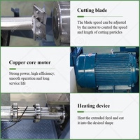 Machine d'extrusion pour la fabrication de granulés d'aliments flottants pour animaux (chats, poissons, chiens) et aliments pour poissons