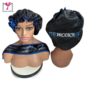 Satin Fashion Casual Outdoor Hair <b>Bonnet</b> Set with Band and Ear for Wig Plush Style Sleep <b>BONNET</b> All Seasons Use - Product Image 3