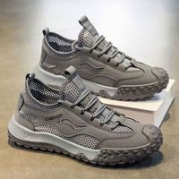 Chaussures décontractées pour hommes, nouvelle collection printemps, haute qualité, respirantes, maille fine, polyvalentes, antidérapantes, pour le skateboard, sécurité au travail
