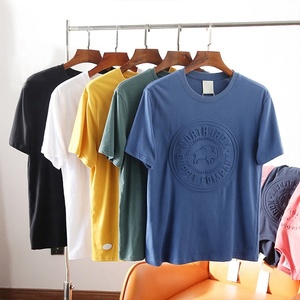 T-shirt Oversize Pesante con Logo 3D Goffrato Personalizzato, 100% Cotone, Spalle Cadenti, Vestibilità Ampia - Produttori di <span class=keywords><strong>Abbigliamento</strong></span> di Alta Qualità - Product Image 4