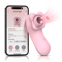 App-gesteuerter Saugvibrator für Frauen Klitoris-Stimulator Weiblicher Nippelsauger Massagegerät Taschenvibrator für Paare Erotikspielzeug