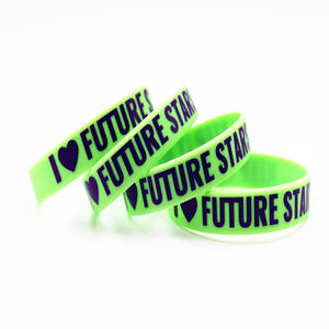 Amo le Future stelle stampate braccialetti in Silicone aspirazioni simbolo sogni abbraccia I tuoi futuri braccialetti promozionali - Product Image 5