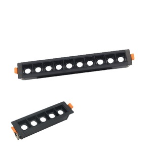 ไฟ LED เชิงพาณิชย์แบบฝังฝ้าเพดาน 8 หัว สีดำ อะลูมิเนียม AC 220V 4100K แสงขาวกลาง รับประกัน 3 ปี 90 CRI ปรับความสว่างได้ - Product Image 2