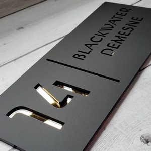Wholesale Customized House Number Letters Sign Office Name Apartment Room <b>Door</b> Number <b>Plates</b> Address Plaques - Product Image 3