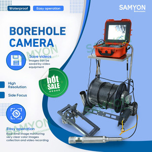 Sistema de Cámara de 300 m para Pozos Profundos con Doble Cámara, Equipo de Inspección de Acero Inoxidable con 73 mm de Diámetro - Product Image 3