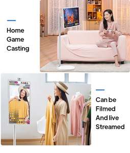 Écran tactile portable sur roulettes 21,5/24/32 pouces Écran tactile rechargeable Affichage intelligent Écran LCD Écran tactile - Product Image 5