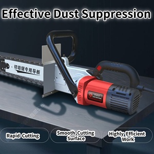 Máquina de Corte de Paredes de Hormigón Eléctrica de Alto Rendimiento, Sierra de Cadena de Diamante de Alta Potencia para Cortar Hormigón y Piedra - Product Image 2