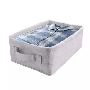 Cestas de Almacenamiento Plegables y Portátiles de Fieltro Tejido con Asas para Leña, Juguetes y Ropa - Product Image 1