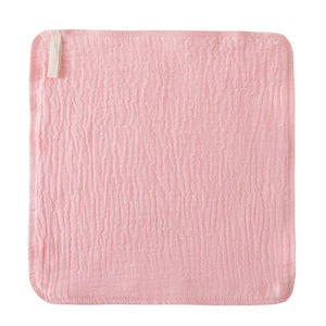 Serviette de bébé multi-usage en coton mousseline épaisse, imprimée en couleur unie, écologique, pour usage domestique - Product Image 2
