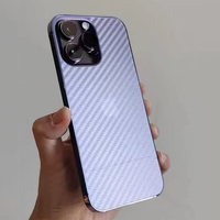 Protections d'écran en TPU souple à couverture intégrale bord à bord, film arrière en fibre de carbone pour iPhone 16 17 Samsung Xiaomi Huawei et tous les autres