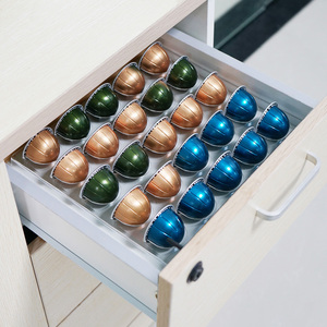 1 unidad de cajón organizador transparente de gran capacidad para cápsulas de café, superventas de fábrica - Product Image 5