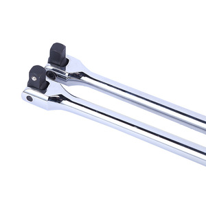 <b>Socket</b> Wrench 1/2 In Chrome Vanadium Steel Polished Chrome Plating Automotive Repair Tool <b>Extension</b> Bar Double Sided Rotating - Product Image 4