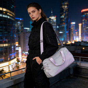 Sac de <span class=keywords><strong>voyage</strong></span> multifonction grande capacité, sac de sport et de gym <span class=keywords><strong>pour</strong></span> femmes et hommes, sac de <span class=keywords><strong>voyage</strong></span> imperméable <span class=keywords><strong>pour</strong></span> l'extérieur avec séparation sec/humide en nylon - Product Image 2