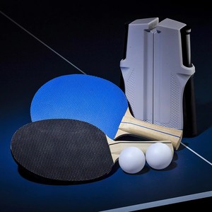 Ensemble de tennis de table de table avec filet, raquettes et balles pour 2 joueurs, filet de <span class=keywords><strong>ping</strong></span>-<span class=keywords><strong>pong</strong></span> portable, ensemble de <span class=keywords><strong>ping</strong></span>-<span class=keywords><strong>pong</strong></span> instantané - Product Image 4