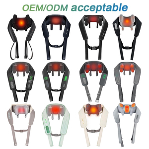 Masajeador Eléctrico de Cuello y Hombros de 8 Cabezales con Vibración, Terapia de Calor, Amasamiento y Golpeteo para Aliviar el Dolor Cervical - Product Image 4