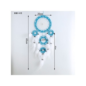 <span class=keywords><strong>Attrape</strong></span>-anneau rond <span class=keywords><strong>en</strong></span> gros chaud avec lumière <span class=keywords><strong>pour</strong></span> chambre à coucher décor à la maison coloré plume <span class=keywords><strong>attrape</strong></span>-rêves artisanat fait à la main suspendus - Product Image 4
