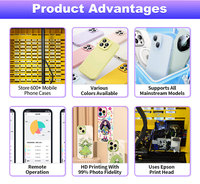 Distributeur automatique d'impression de coques de téléphone Caiyunjuan OEM, distributeur automatique de coques de téléphone en libre-service, fournisseurs d'imprimantes UV