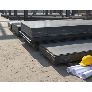 Tôle d'acier laminée à chaud de haute qualité Q235B SS400, épaisseur 2-300 mm, largeur 1251-1500 mm, ASTM, pour la construction de ponts, le soudage et la découpe - Product Image 1