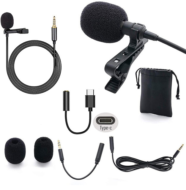OEM ODM Solapero Micro Cravat San Fil Uhf Microfono De Solapa Lavalier Microfone Microfones Mikrofon Mic Mike Lapel Microphone