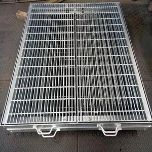 Grille <span class=keywords><strong>en</strong></span> acier galvanisé à chaud 30*5mm, anti-corrosion, matériaux de construction extérieurs, vente chaude - Product Image 4