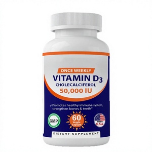 Cápsulas de Vitamina D3 Vegana para Adultos, 50000 UI, con Etiqueta Personalizada de Fábrica, para Apoyo Inmunológico - Product Image 4