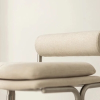 Tabouret de bar moderne en bois massif avec coussin en tissu, chaise de bar pour café, tabouret de comptoir en bois massif, chaise haute