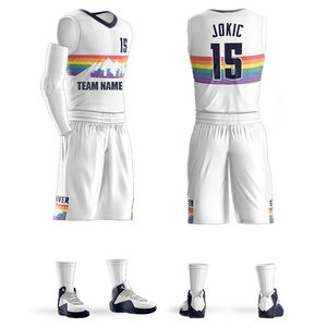 Sublimatie Custom Basketbalkleding College Basketbalshirts Trainingsbasketbaluniformen Set Team T-shirt Griffines Williamses - Product Image 1