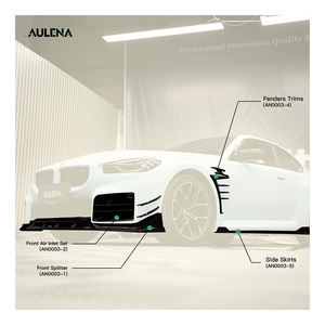 Design Aulena Dry Carbon paraurti anteriore Set gonna lato lato lato labbro diffusore Spoiler stile OEM cappuccio per <span class=keywords><strong>BMW</strong></span> M2 G87 - Product Image 5