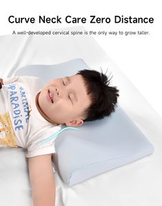 Almohada de Soporte Cervical de Espuma Viscoelástica Moderna para Bebés, Altura Ajustable, Diseño Anti-Platitud, Transpirable, Segura, Antiestática, de 0 a 3 Años - Product Image 5