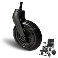 Ventes directes d'usine Roulettes universelles Roulettes en caoutchouc solide de 6 pouces Fauteuil roulant médical Roues avant Roues silencieuses de 150mm