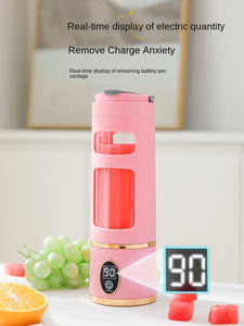 Licuadora de Frutas Multifuncional, Vasos Recargables para Hacer Jugos, Licuadora Portátil Multifuncional para Uso en Exteriores - Product Image 5