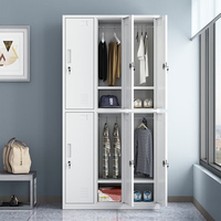 Armoire en acier à 6 portes avec serrure et 6 casiers en métal Armoires de rangement Armoires de rangement en métal Armoires de cuisine Cuisine en acier