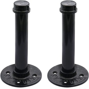 Vente en gros à petite échelle de supports muraux pour tuyaux d'eau de style rétro américain, étagères murales en fer forgé, commerce extérieur - Product Image 5