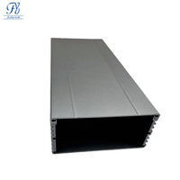 Boîtier en alliage d'aluminium extrudé personnalisé pour amplificateur de puissance, boîtiers de circuits imprimés, finition anodisée, indice de protection IP65, boîtier électronique extérieur