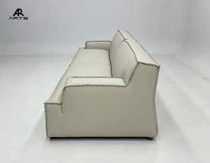 2025 Design innovant italien rétro canapé en cuir quatre sièges combinaison salon canapé - Product Image 2
