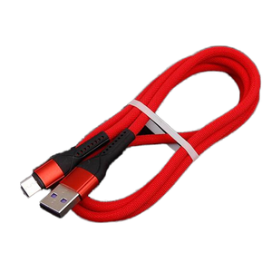 Cable USB-A a Tipo-C PD de 120W, 5A, Carga Rápida, Núcleo de Aleación de Aluminio, Cable de Datos Trenzado de PVC para - Product Image 1