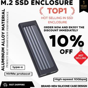 Casing NVME aluminium USB 3.<span class=keywords><strong>2</strong></span> Gen <span class=keywords><strong>2</strong></span> 10Gbps kunci tipe-c M untuk Laptop eksternal SSD 2230 2280 - Product Image 2