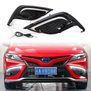 Luces LED de circulación diurna para Toyota Camry 2021 2023, forma de garra, tricolor, DRL fluido, par - Product Image 1