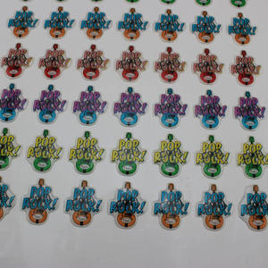 Autocollants à paillettes Double mur de luxe, étiquette bombée pour la décoration de la tasse de café, adhésif individuel personnalisé, pièces - Product Image 2