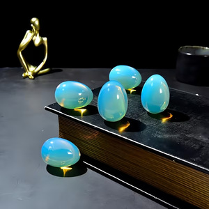 ไข่ออปาไลต์ขายส่ง ไข่พลอยธรรมชาติขัดเงาสำหรับบำบัดรักษาและตกแต่งบ้าน ซื้อจาก Elegant Agate - Product Image 4