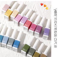 Grosir 15ml 48 Warna Set Cat Kuku Gel UV LED Satu Warna Satu Botol untuk Salon Kuku Seni Kuku Kecantikan Manikur Berkualitas Tinggi