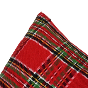 Cojín Decorativo Navideño Clásico <span class=keywords><strong>a</strong></span> Cuadros Rojos, Tejido Suave, Agradable al Tacto, Lavable, Decoración Festiva para el Hogar, Funda para Cojín de Sofá - Product Image 1