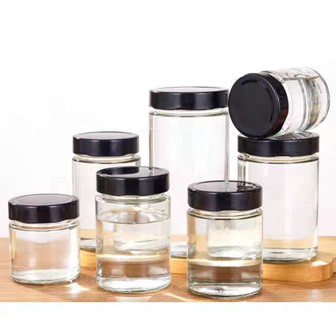 Bottle Jar Packaging Round Large Glass