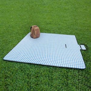 Bulk <b>Large</b> Square Custom Logo Outdoor Folding Carrier Oxford Cloth+PVC Sand Proof Waterproof Lightweight Durable BBQ Picnic - Product Image 1